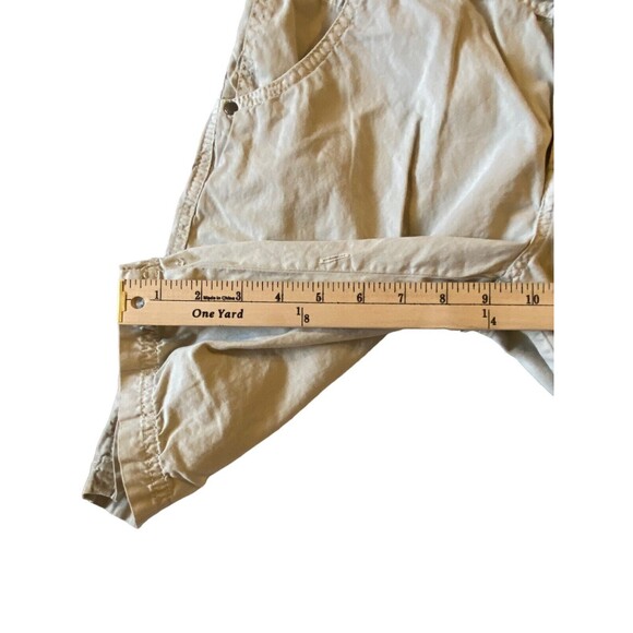 BENCH Shorts Womens 27 Small Beige Chino Bermuda Cotton Casual Adjustable Length - Picture 9 of 9